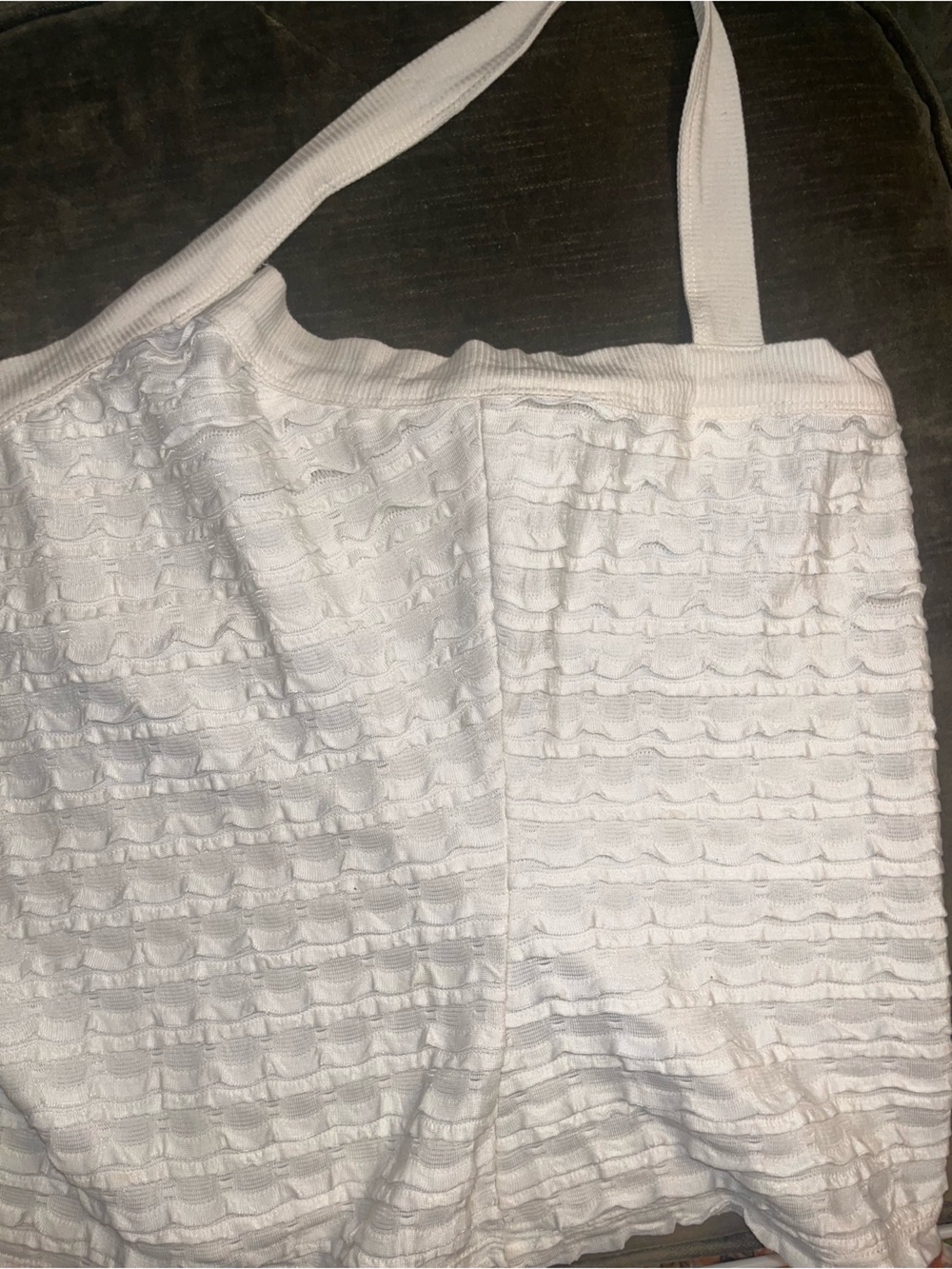 Anthropologie Scoop Neck Ruffled Tank - Picture 8 of 9